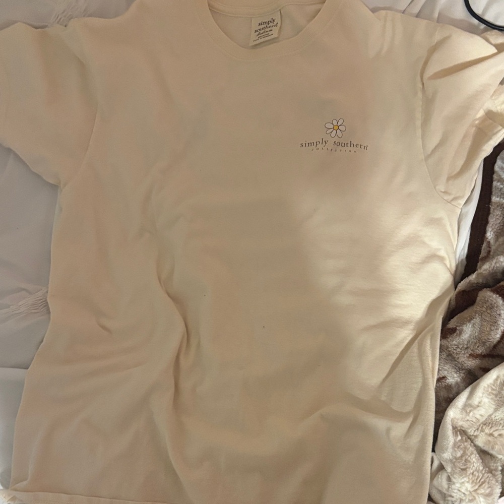 Simply Southern Off-White Tee